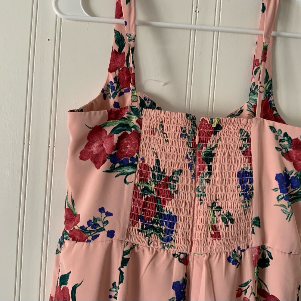 Abercrombie & Fitch Pink Floral Strapless Dress - Picture 4 of 7
